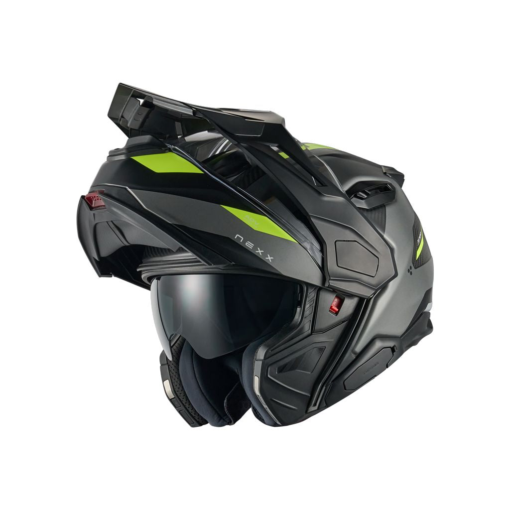 Casco NEXX X.LIFECOUNTRY Terra ADV Modular Black/Yellow