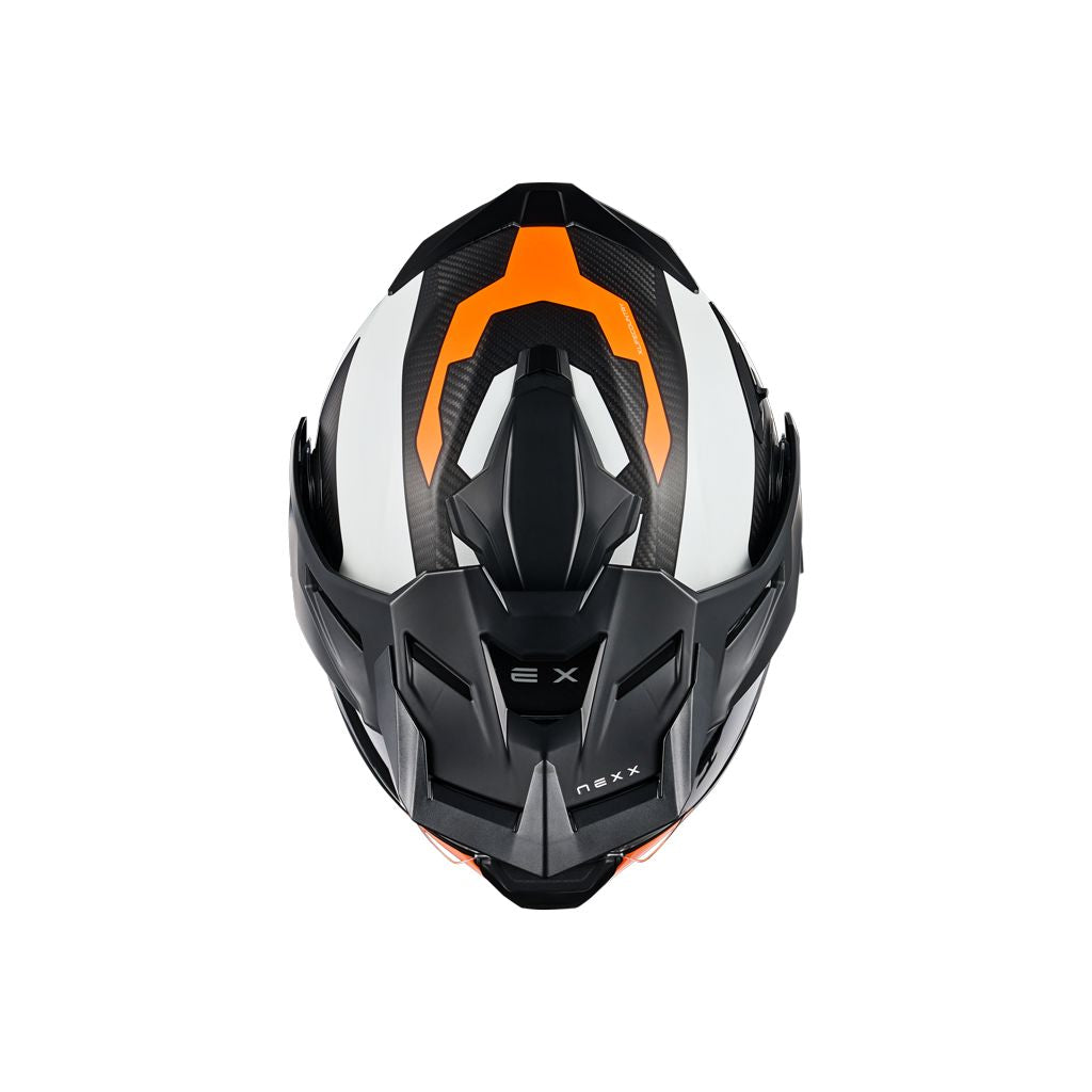 Casco NEXX X.LIFECOUNTRY Terra ADV Modular White/Orange