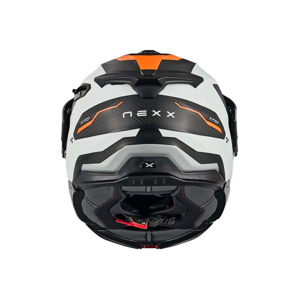 Casco NEXX X.LIFECOUNTRY Terra ADV Modular White/Orange