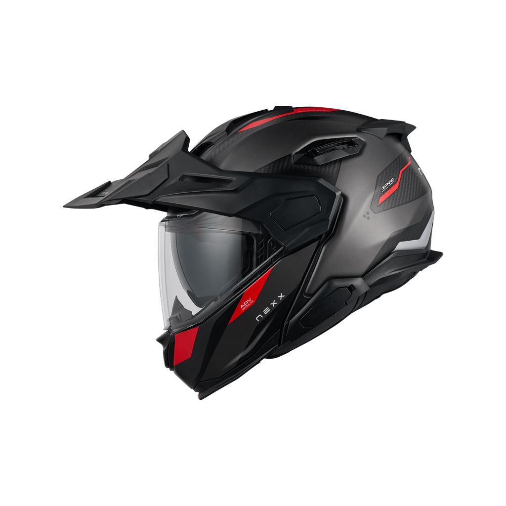 NEXX X.LIFECOUNTRY Terra ADV Modular Helmet Black/Red