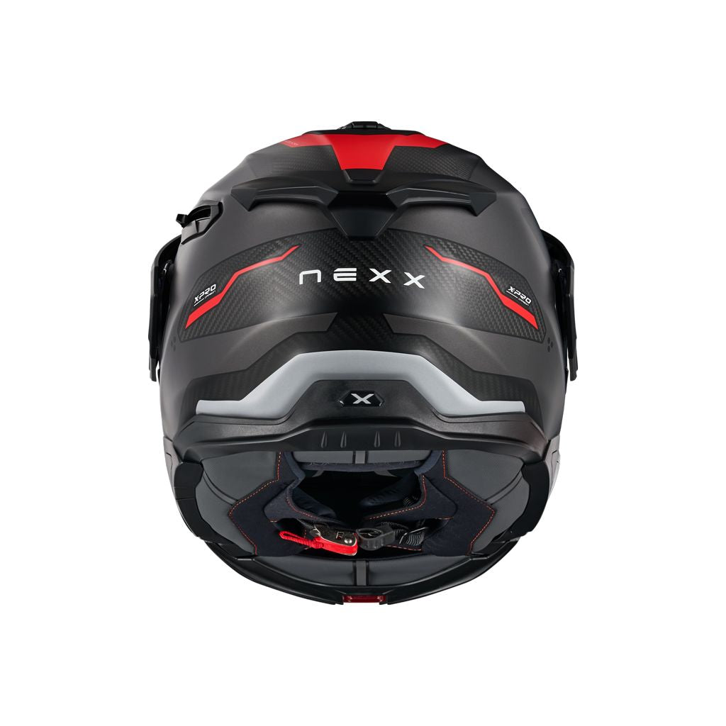 Casco NEXX X.LIFECOUNTRY Terra ADV Modular Black/Red