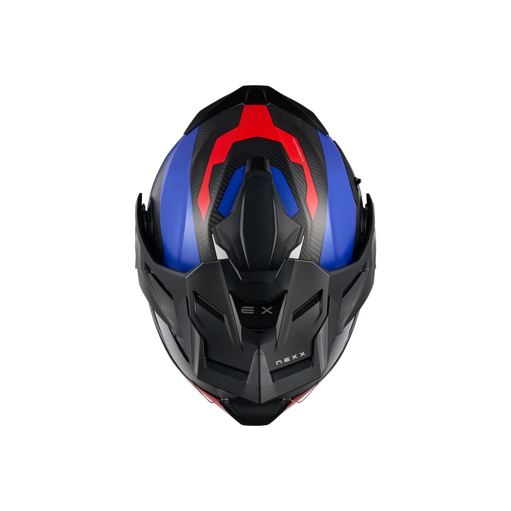 Casco NEXX X.LIFECOUNTRY Terra ADV Modular Blue/Red