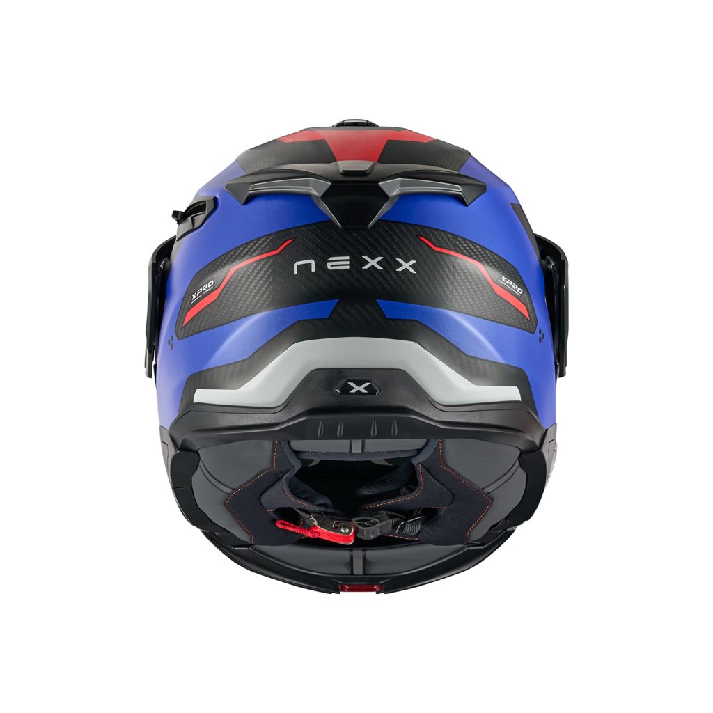 Casco NEXX X.LIFECOUNTRY Terra ADV Modular Blue/Red
