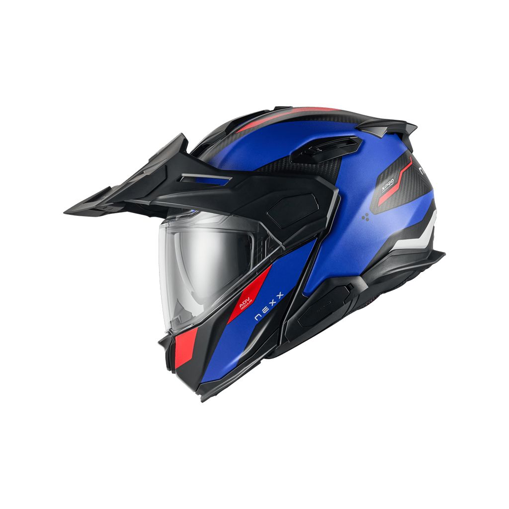Casco NEXX X.LIFECOUNTRY Terra ADV Modular Blue/Red