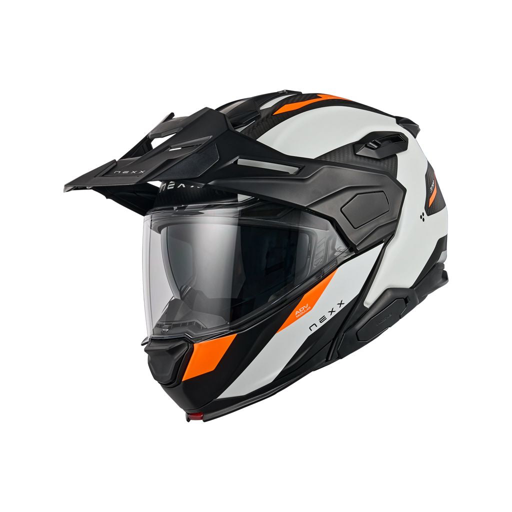 NEXX X.LIFECOUNTRY Terra ADV Modular Helmet White/Orange
