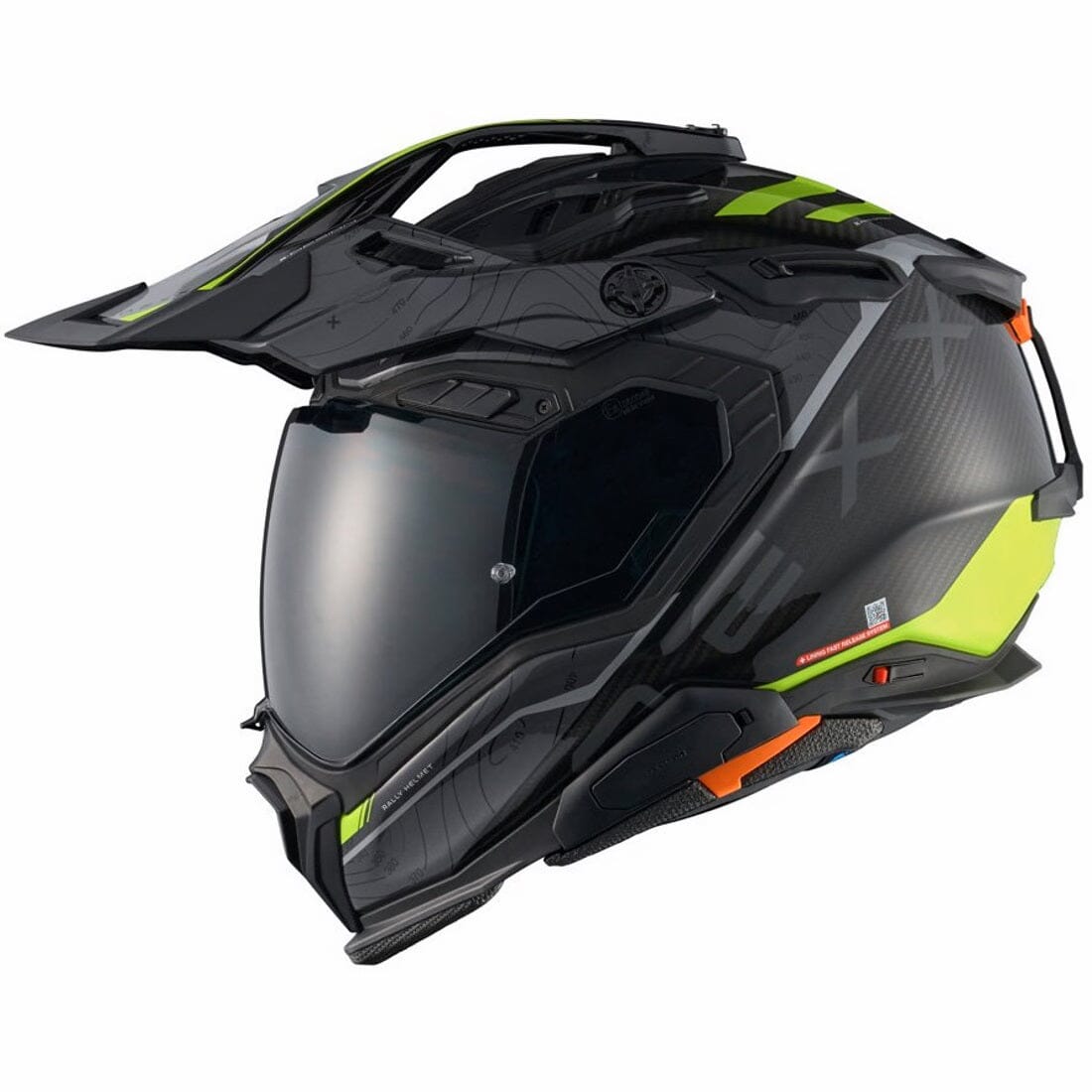 Casco Nexx X.WED3 Carbon Furka Grey Neon