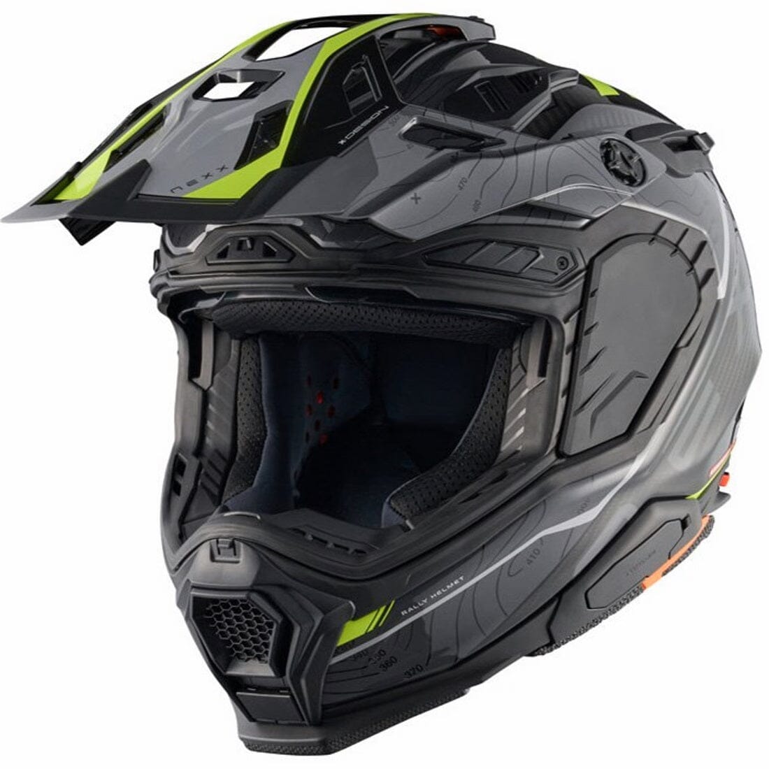 Casco Nexx X.WED3 Carbon Furka Grey Neon