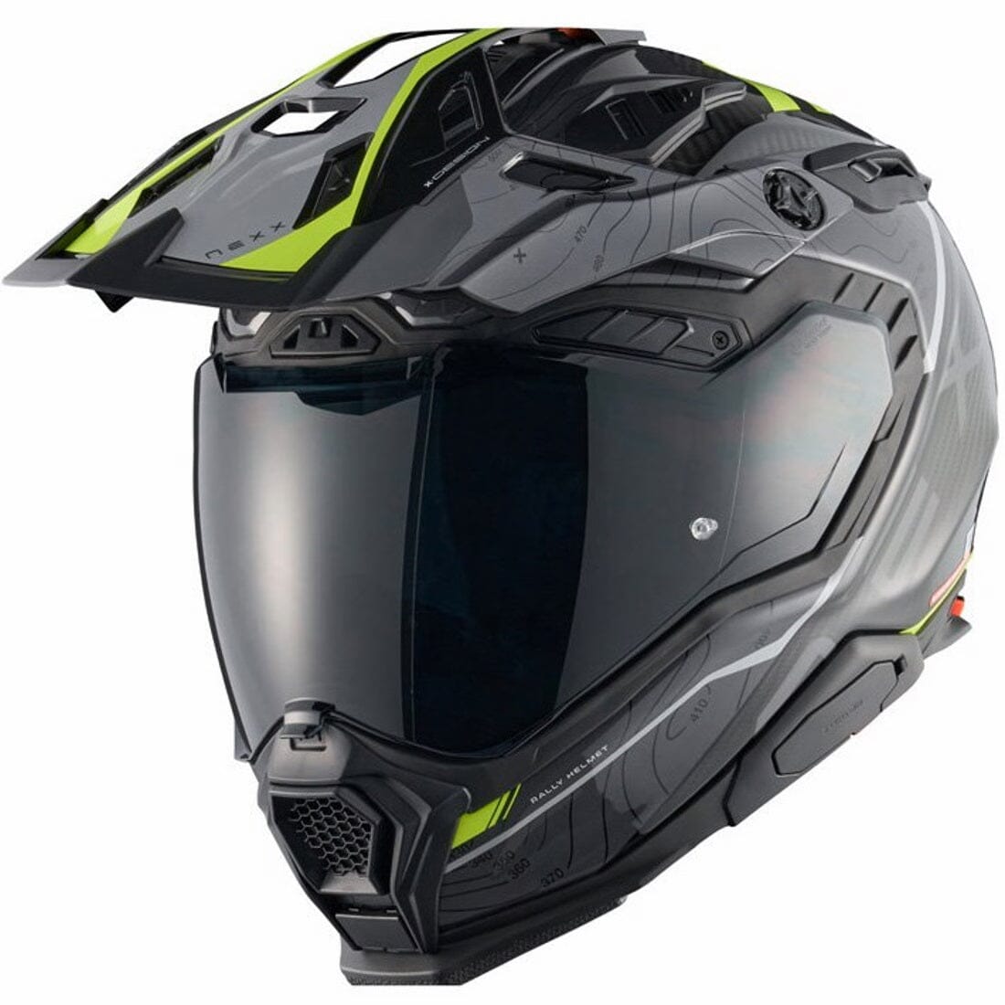 Casco Nexx X.WED3 Carbon Furka Grey Neon